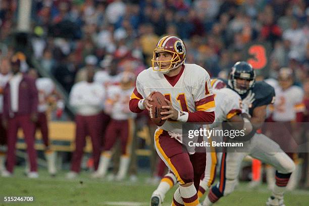 Mark Rypien, Washington Redskins quarterback passing.