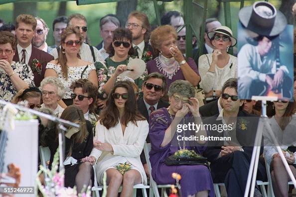 Mother of Blues Guitarist Stevie Ray Vaughn Mourning at His Funeral Services Mother of Blues Guitarist Stevie Ray Vaughn Mourning at His Funeral Services