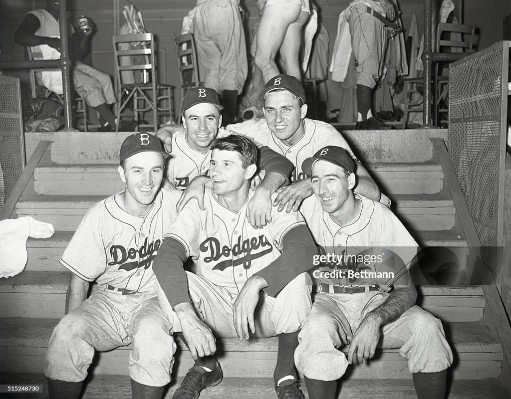 Brookly Dodgers Baseball Players