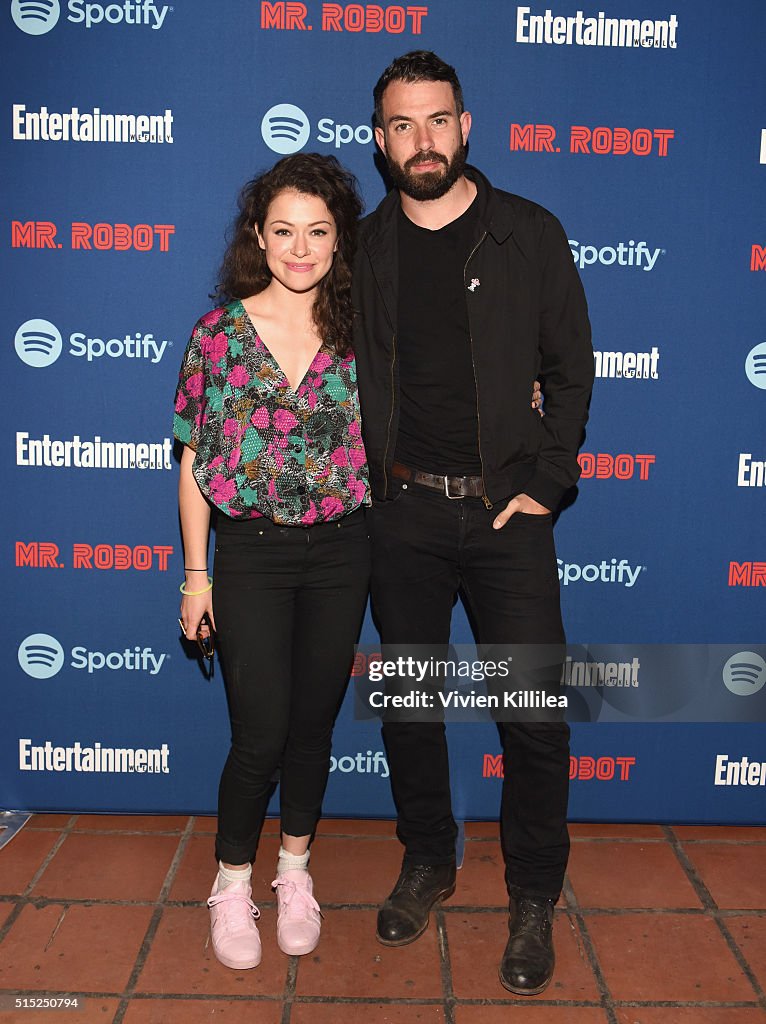 Entertainment Weekly Celebrates Mr. Robot With Dinner At The Spotify House In Austin, TX During SXSW