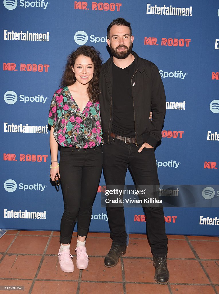 Entertainment Weekly Celebrates Mr. Robot With Dinner At The Spotify House In Austin, TX During SXSW