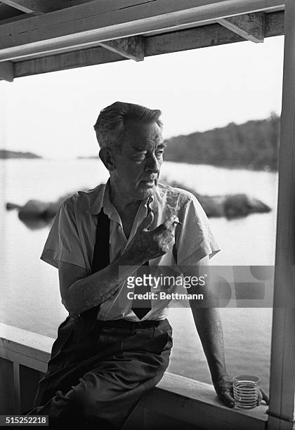 This is a photograph of the American illustrator James Montgomery Flagg, . He was an American painter and illustrator, known for the World War I...