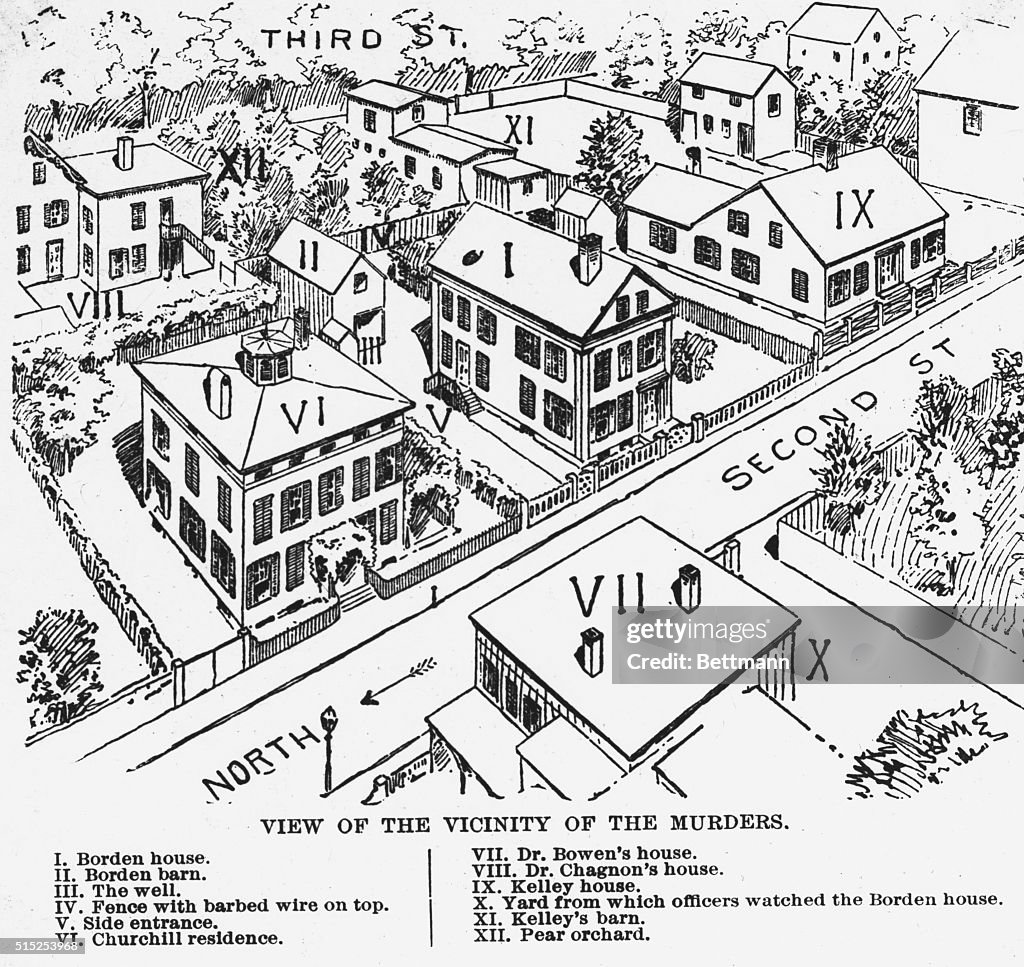 Vicinity of Lizzie Borden Murders