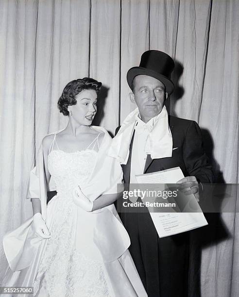 Switcheroo. Hollywood, California: Bing Crosby pulled a real switch as he made his appearance at the 27th Annual Academy Awards wearing a top hat and...