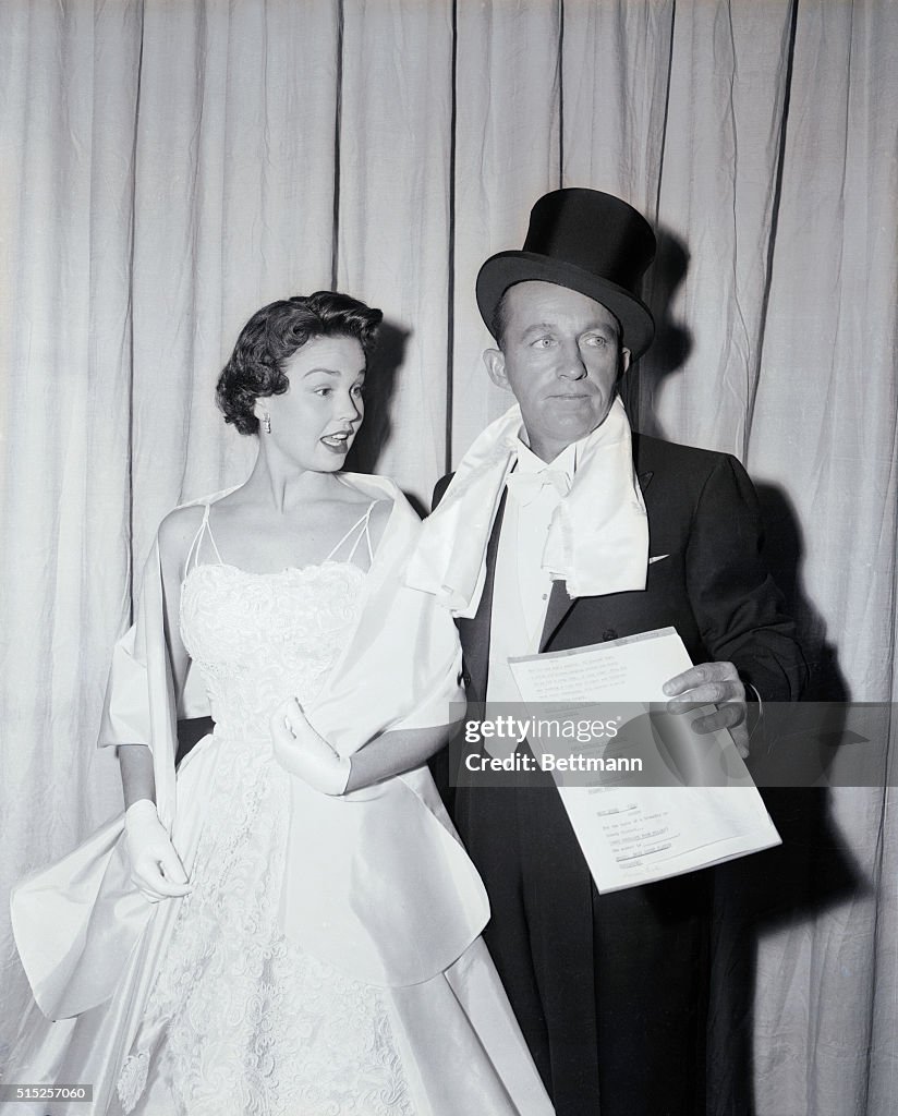 Bing Crosby Attending Oscars Ceremony