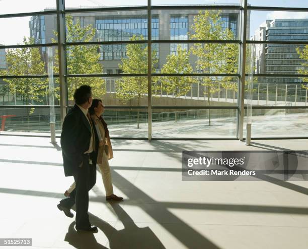 The Berlaymont building, the headquarters for the European Commission, is unveiled October 21, 2004 in Brussels, Belgium. Berlaymont, originally...