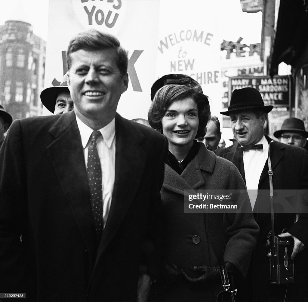 Senator and Wife Walking Together