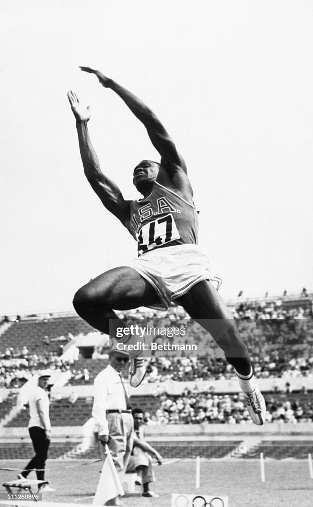 Decathlete Rafer Johnson