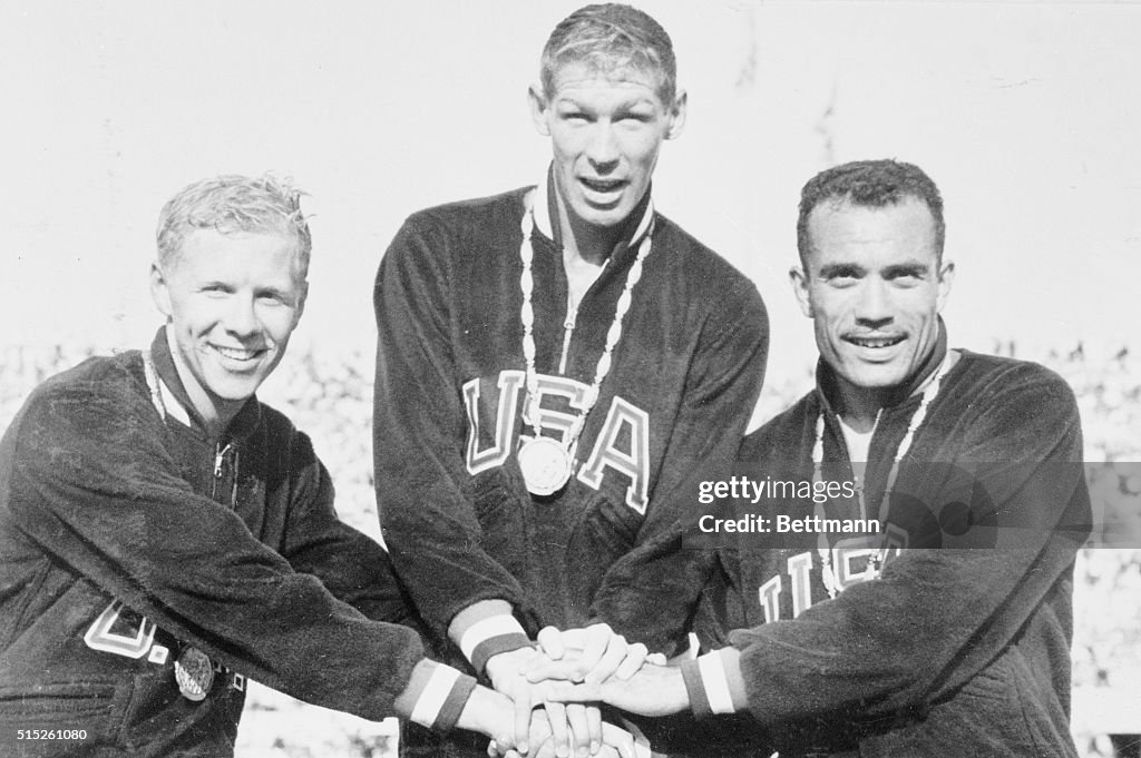 Glenn Davis with Cliff Cushman and Dick Howard