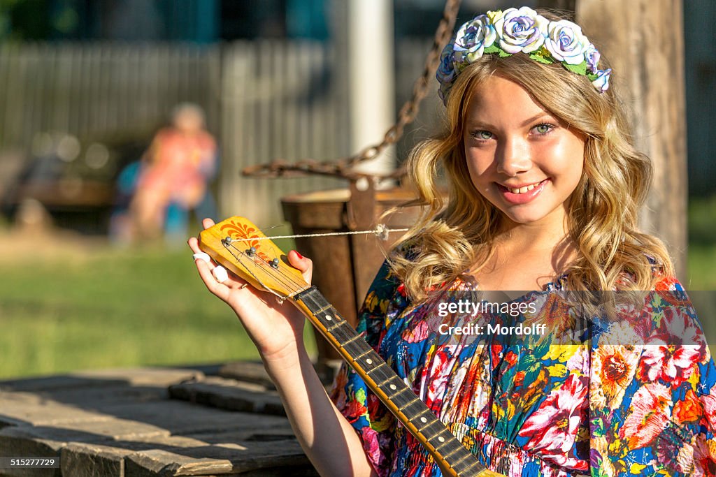 ロシア村の女性