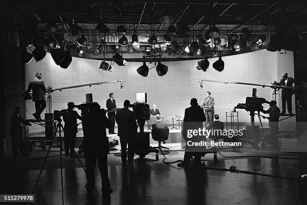 The presidential debate between Democratic nominee John F.Kennedy and Republican nominee Richard Nixon.