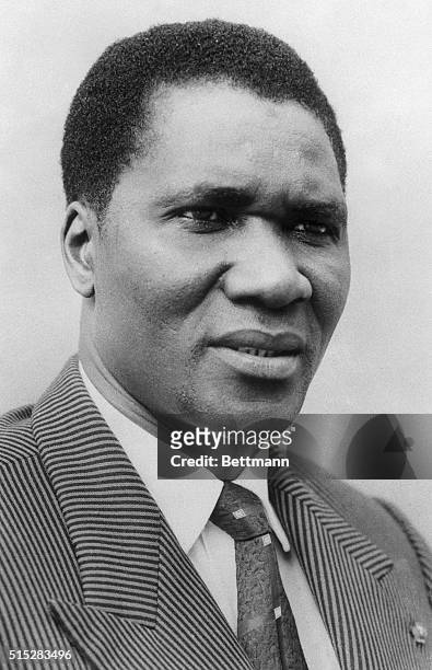 The President of Guinea, Sekou Toure is shown here.