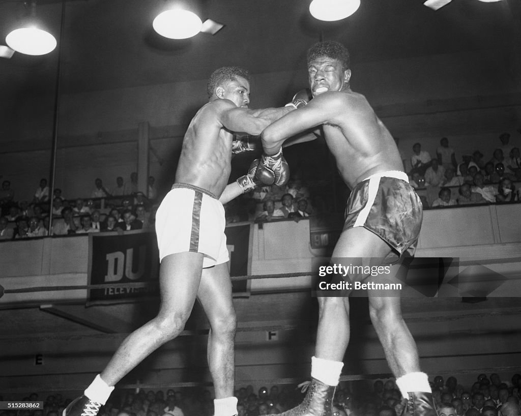 Tommy Jackson Boxing Against Jimmy Slade