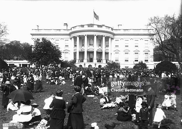 Washington, DC- Thousands of Washington children and parents took posession of the White House lawns yesterday to take part in the greatest Easter...