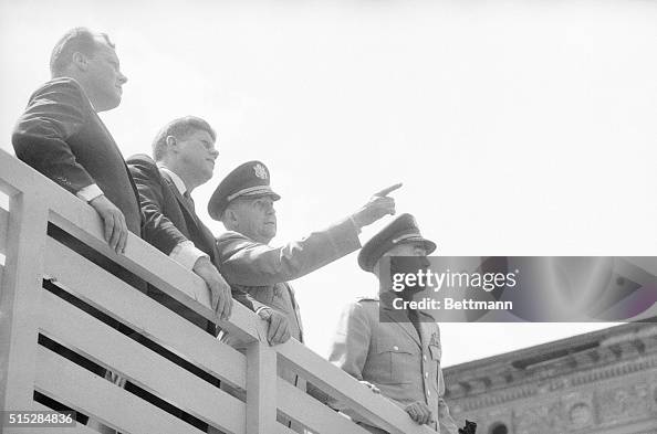 President Kennedy at Checkpoint Charlie