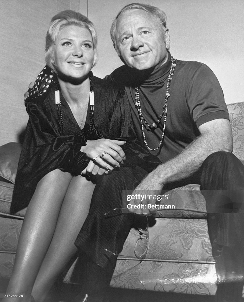 Mickey Rooney with Carolyn Hockett