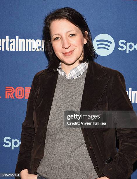 Producer Elisa Pugliese attends a dinner hosted by Entertainment Weekly celebrating Mr. Robot at the Spotify House in Austin, TX during SXSW on March...