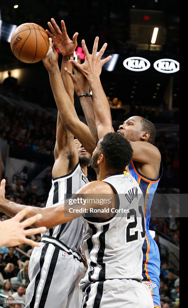 Oklahoma City Thunder v San Antonio Spurs