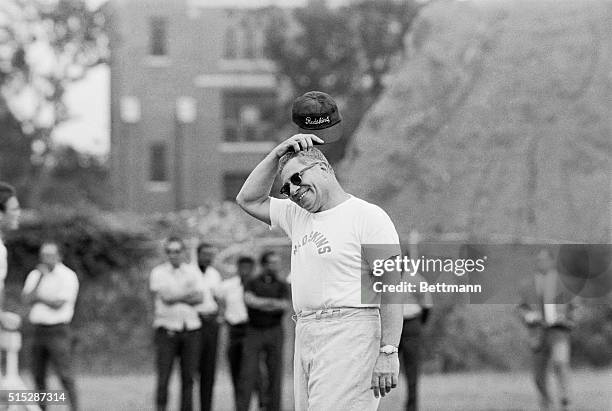 Vince Lombardi returned to the field June 16 as an active football coach. Lombardi, who guided the Green Bay Packers to 2 Super Bowl victories but...