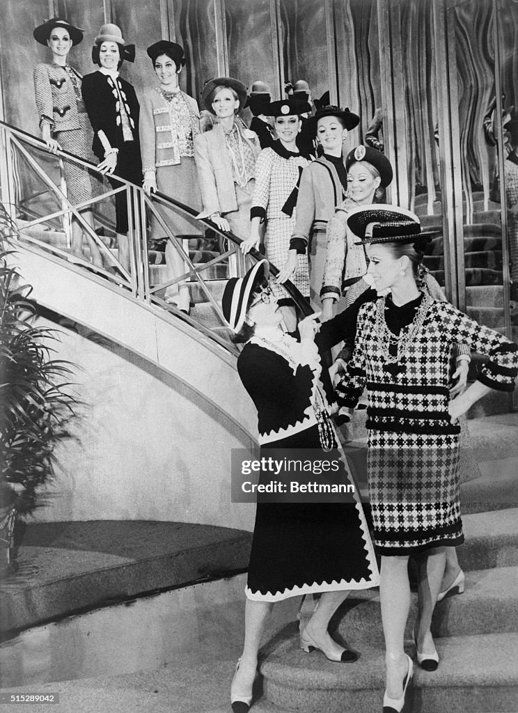 Portrait of Katharine Hepburn as Coco Chanel