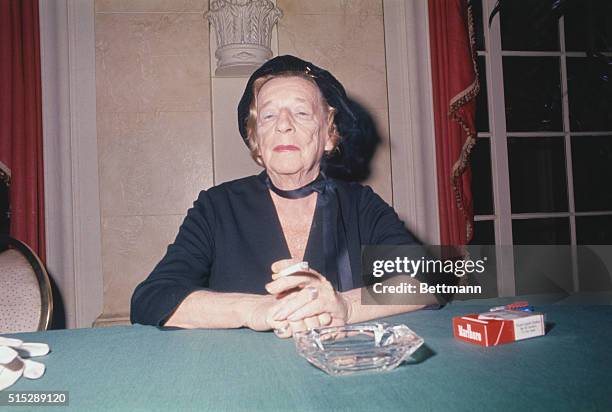 New York: Playwright Lillian Hellman, who won the 1969 National Book awards prize for arts and letters for her memoirs, An Unfinished Woman,...