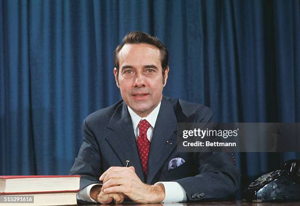 Washington, DC: Senator Robert Dole at the Capitol, January 6. It was learned from an informed source that Dole is President Nixon's choice to be the...