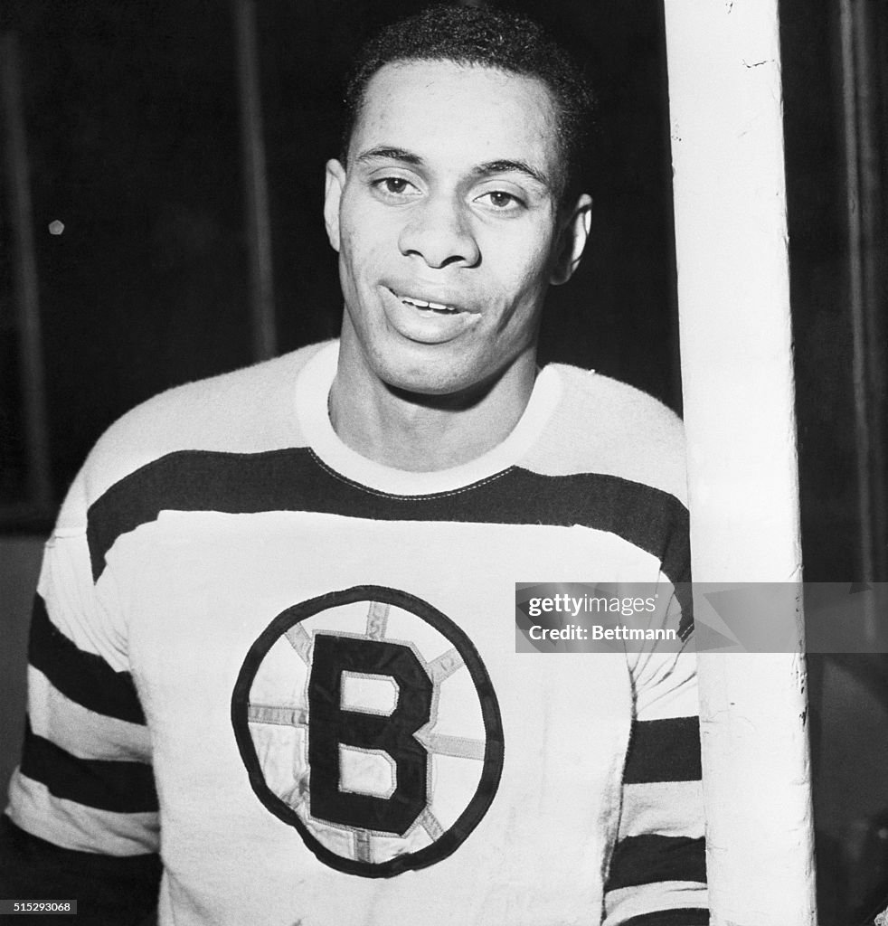 First Black Player in National Hockey League