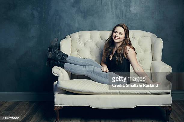 Actress Mary Nepi of 'Snatchers' is photographed in the Getty Images SXSW Portrait Studio powered by Samsung at the Samsung Studio on March 12, 2016...