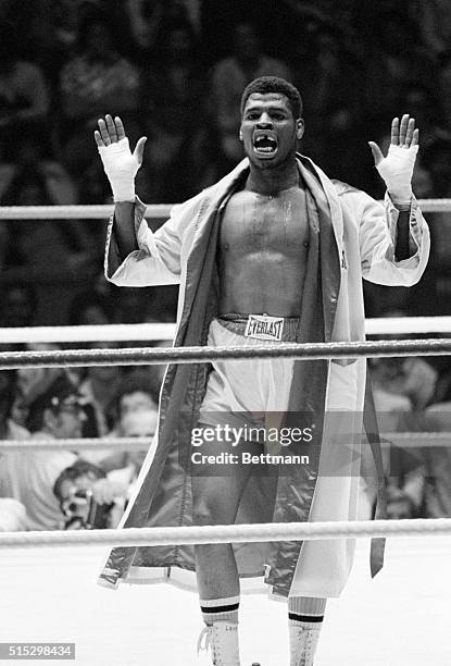 Montreal, Canada-The Spinks brothers, Leon and Michael, both knocked out their opponents here June 1, Leon in the third round, Michael in the second....