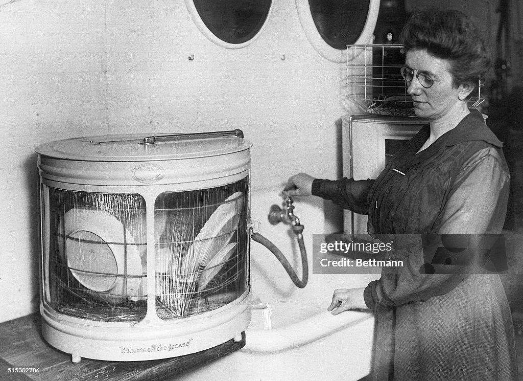 Demonstration of Early Dishwashing Machine