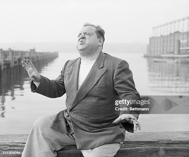 New York, New YorkThere was something in the air in Gothem today and it was definitely no attar of roses. Here Patsy Petrillo, a longshoreman of...