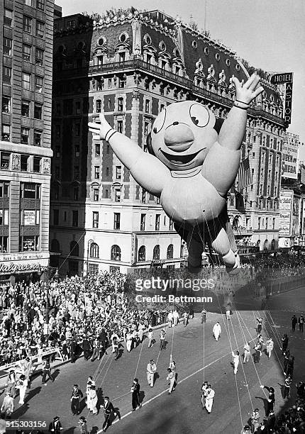 Mighty Mouse took on gargantuan proportion for his appearance in the gala 27th annual Macy's Thanksgiving Day Parade. Mighty Mouse, a giant...