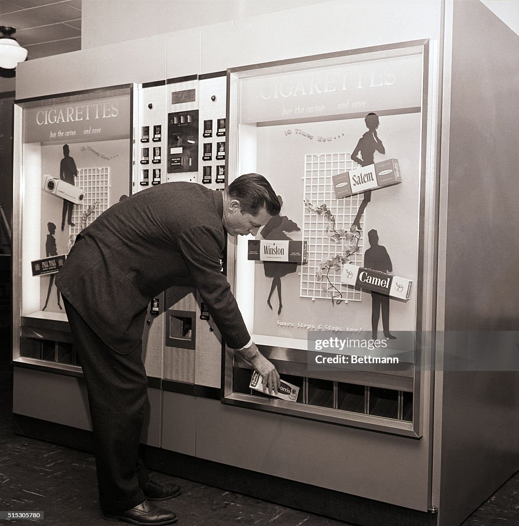 Cigarette Machine that also Changes Money