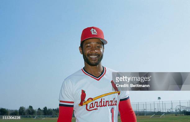 Ozzie Smith of the St. Louis Cardinals in uniform.