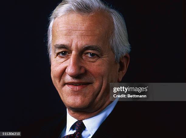 Close-up of a smiling Richard Von Weizsacker, the German President-elect.