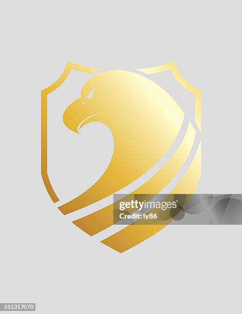 Bird Security Emblems Ilustraciones, imágenes clip art, dibujos animados e iconos de stock de ...