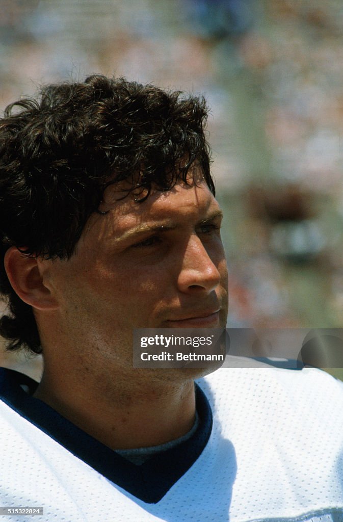 Portrait of Los Angeles Quarterback Steve Young in Uniform