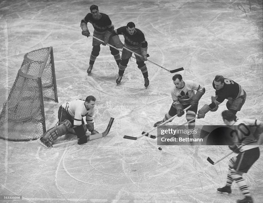 Hockey Players in Action