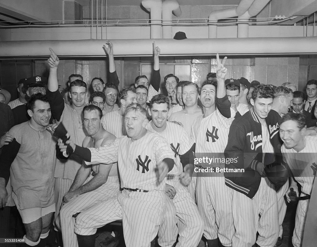 Celebrating Yankees