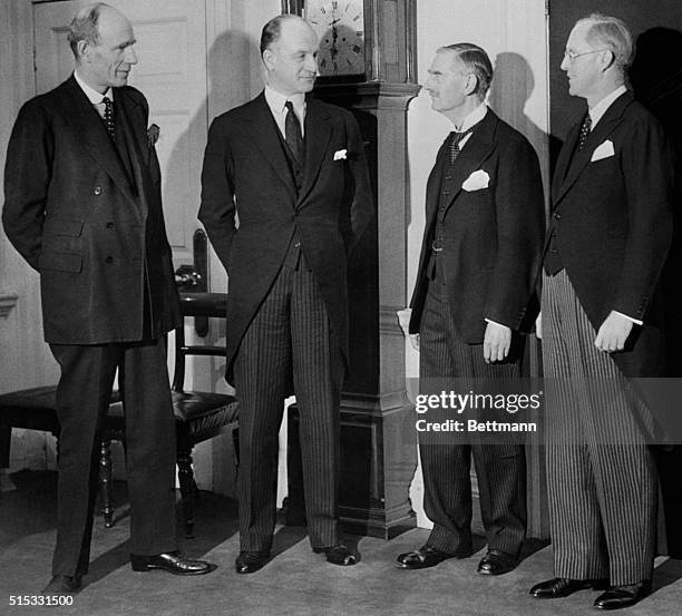 Mr. Sumner Welles, President Roosevelt's personal envoy who arrived in London yesterday, called at No. 10 Downing Street after a busy day in the...