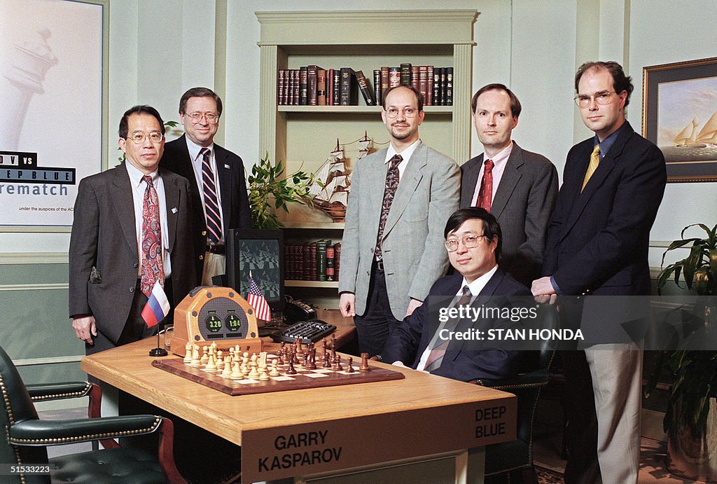Ibm Deep Blue The IBM Deep Blue chess computer team poses in the playing room 08 ...