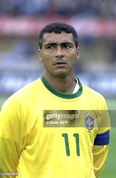 Undated recent portrait of Brazilian national soccer team captain and forward Romario taken before a friendly soccer match in Quito. Brazil's World...