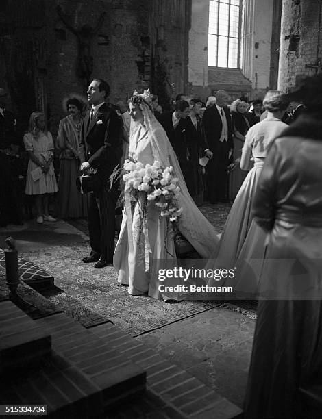 Hanover, Germany: Prince And Princess are Wedded. Marking the largest and most glittering society wedding Germany has seen since 1939, Prince Ernst...