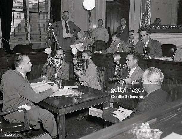 McCarthy Opposes Jessup Nomination. Washington, DC: Senator Joseph R. McCarthy , testifying before the Senate Foreign Relations Subcommittee on the...