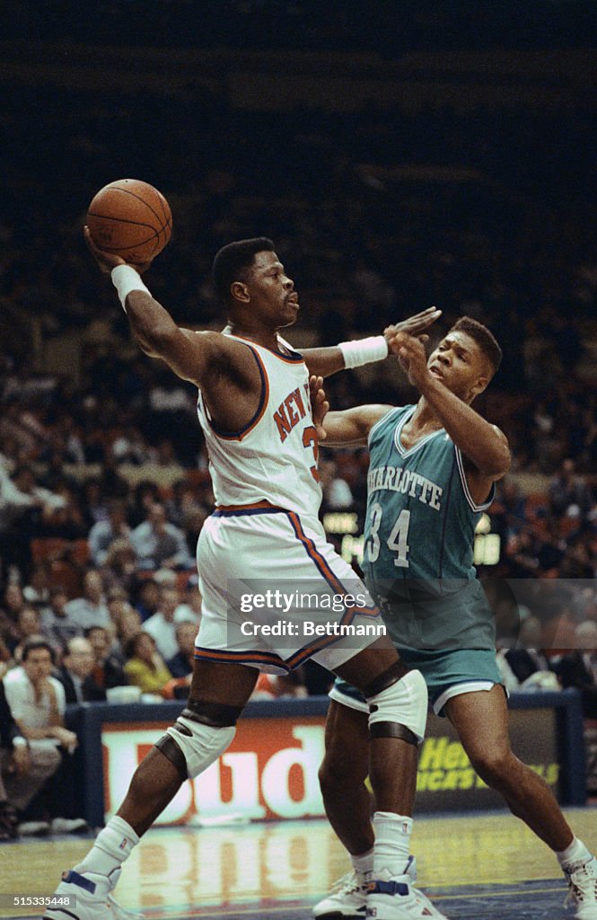 Patrick Ewing Blocking Shot