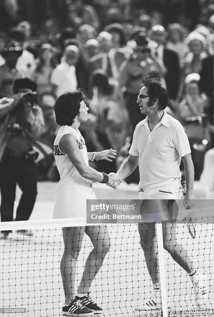 Bobby Riggs and Billie Jean King
