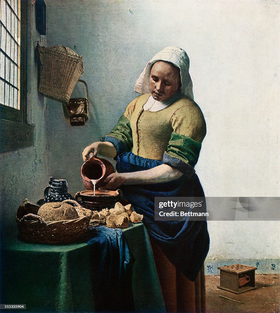 The Milkmaid by Jan Vermeer