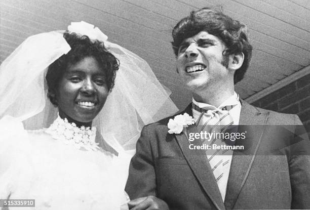 Newlyweds Berta and Roger Mills, shown here on their wedding day 8/2, are currently living in a modest Jackson apartment. They were married after a...