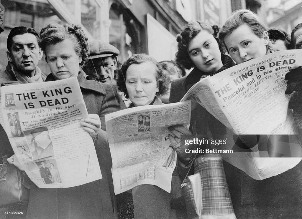 London Citizen Holding Newspaper