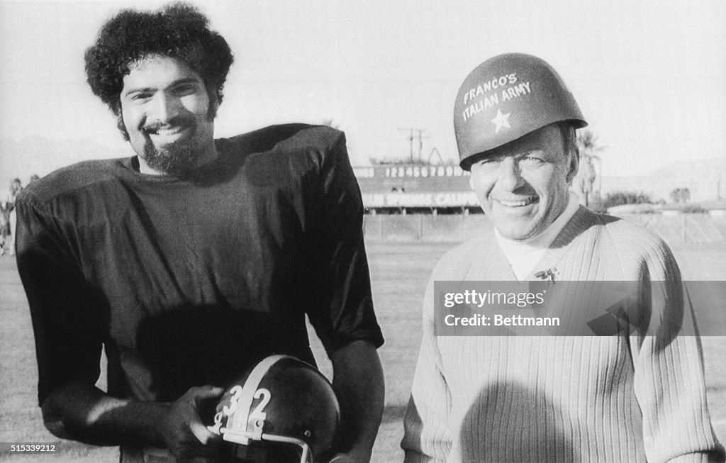 Franco Harris and Frank Sinatra
